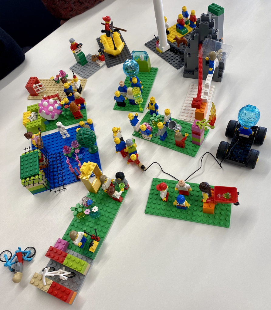 Happy Talents team gebouwd met Lego Serious Play
