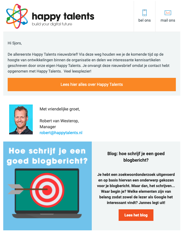 e-mail nieuwsbrief
